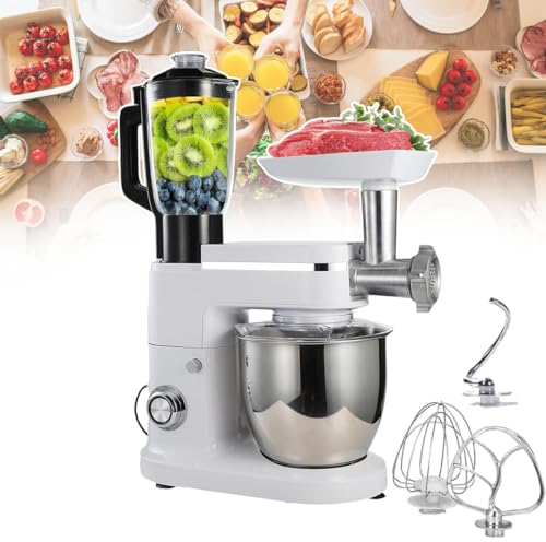 Electric Juicer Blender Mixer,Kitchen Press Machine,Home/Commercial Stand Mixer, Easy To Use And Sweep, For Birthday Parties, Business Teambuilding, Wedding Venues,White