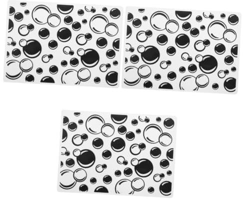 DIYEAH 3St Prägeschablone Scrapbook scheckheft eincremehilfe Dekoration The Edith Eger Ordner DIY-Versorgung quadratische Prägeform Prägewerkzeug einzigartiger Prägefolder Plastik