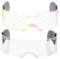TOYANDONA 2st Leuchtende Gläser Trendige Sonnenbrille Leuchtendes Spielzeug Sonnenbrille Mit Farbwechsel Futuristische Brille Farbwechselnde Brille Punk Lustig Brille Beleuchten Acryl