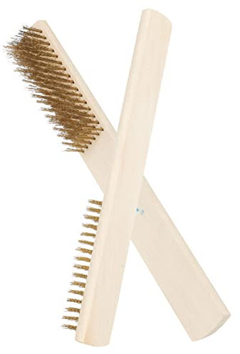 SOLUSTRE 2stücke Teiliges Stahl-drahtbürsten Ergonomischem Griff Rostentfernende Langlebige Reinigungsbürsten Für Vielseitigen Einsatz Bei Rost Schlacke Und Metallreinigung Komfortabel