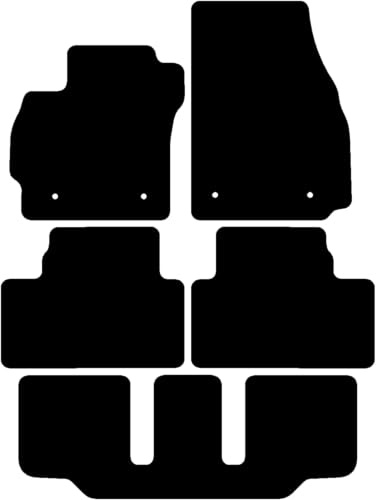 Kovvar Fußmatten passend für Mazda 5 2010-2015 Passend zur Ausführung: 7 Sitzer | Qualität: Basic