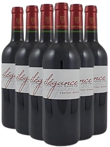 Saint-Emilion Grand Cru Élégance - Rouge 2008 - Château Gessan - Vin Rouge de Bordeaux (6x75cl)