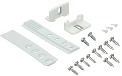 DL SERVICE Kit montaggio per porta Frigorifero da incasso compatibile con Liebherr Kit 2pz guida scorrimento porta frigo da incasso adatt. Liebherr cod. 9086322, Miele cod. 1878720 1878730, Smeg 015