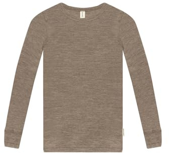 Dilling Kinder Langarmshirt Bio-Merinowolle Baselayer Unterwäsche temperaturregulierend und atmungsaktiv
