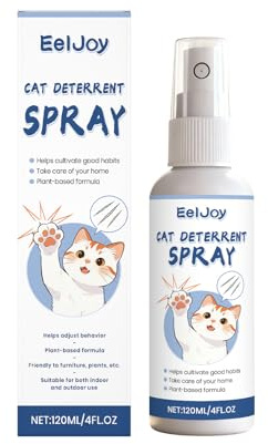 Anti Kratz Spray Katzen Katzenabwehrspray Katzen Fernhaltespray für Innen Katzen Abwehrspray für Möbel, Pflanzen, Böden, 120ml