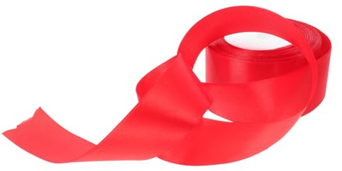 GAROZATION Nylon Ziellinie Band für Leichtathletik Sprint mit Leichter Glatter Oberfläche in Rot 1 Rolle für Sportliche Wettkämpfe und Trainings
