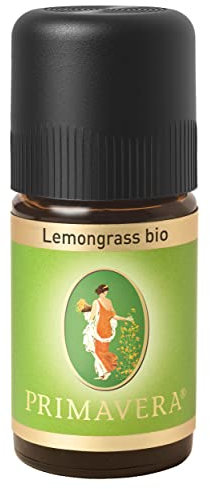 PRIMAVERA Ätherisches Öl Lemongrass bio 5 ml - Aromaöl, Duftöl, Aromatherapie - beruhigend, geistig anregend - vegan