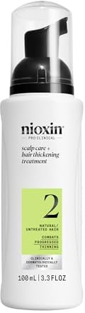 Nioxin System 2 Scalp Hair Treatment For Fine Hair Noticeably Thinning by for Unisex - 3.38 oz Treatment