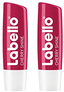 Labello Lippenpflege Fruity Shine Cherry, 2er Pack (2 x 5 ml)