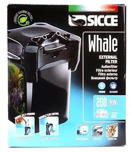 Sicce 956823 Aquarien Außenfilter Whale 200 mit Zubehör