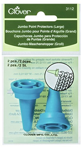 clover 3112 Clover Jumbo Needle Point Protectors Large, Multicolour, 13 x 10 x 6.5 cm
