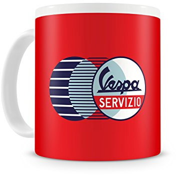 Original VESPA Coffee Mug, Coffee Cup – Servizio Blue