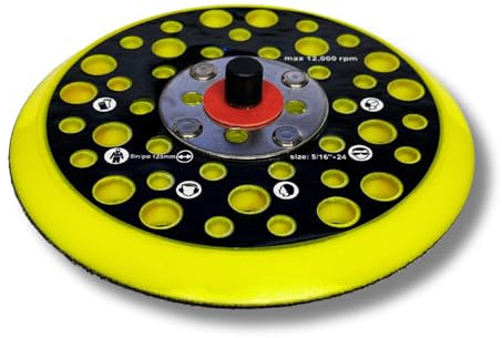 Tapis de rechange 125 mm pour Mirka CEROS/ROS 8295692111 44 trous filetage 5/16ème // Fabriqué par ProNET
