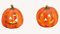 2 STK KÜRBIS Terrakotta WINDLICHT XXL Kürby wk35 Orange Halloween Kürbisse Deko Herbstdeko Dekokürbis Dekoobjekt Tischdeko Kerzenhalter Teelichthalter Windlichter