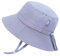 Jan & Jul Verstellbarer Baby Sonnenhut, Ideal zum Schwimmen (M: 6-24 Monate, Graue Wolke)
