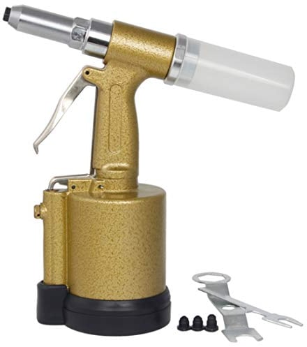 Druckluft Nietpistole, Blindniet-Pistole Pneumatic Riveting Tool Mit Entlüftung Für Dekorations- Automobil- Container- Haushaltsgeräte Aluminiumlegierung