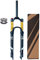 TOMYEUS 26 27,5 29 Zoll MTB Federgabel, Gerade Röhre 1-1/8 Fahrrad Luft Stoßdämpfer Vorderradgabel Federweg 120mm (Farbe : Shoulder Lock-A, Size : 26inch)