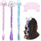 Dodheah Rapunzel Perücke Kinder Einhorn Perücke Zöpfe Haarspange Haarseil Kinder Haarschmuck Mädchen Geschenk für Geburtstagsfeier Cosplay B