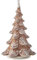 The Bridge Collection 3D Lebkuchen-Keks-Weihnachtsbaumschmuck – funkelnder Weihnachtsbaum zum Aufhängen