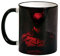 Elbenwald Copa de cómics de DC motivo de logotipo para los fanáticos de Batman Cerámica 330 ml