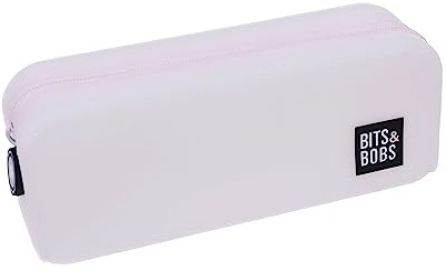 Grafoplás | Étui en Silicone Rose pailleté | 20 x 7,5 x 7,5 cm | Toucher Doux | Flexible | Résistant à l'eau | Bits&Bobs Pop Up Design | Couleurs pailletées, Rose Paillettes, 20x7,5x7,5cm, Scolaire