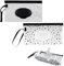 Feuchttücher Tasche für Babys,2pcs Feuchttücher Tasche für Unterwegs,Wiederverwendbar Wet Wipe Tasche,Baby Feuchttuchspender,Wiederverwendbare Feuchttuchbeutel (Weiß + Grau)