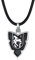 Pfeilspitze Halskette Sterling Silber Pfeil Löwe Kopf Anhänger Halskette Viking Vintage Schmuck Gothic Geschenke für Herren