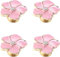 Lot de 4 Boutons de Porte Boutons de Tiroir 43mm,Poignee de Meuble Forme de fleur Boutons de Placard Pour Commode Placard Cuisine