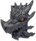 RUDFUZ Drachenstatue Buchstütze Gothic Drache Buchstützen Harz Buchstütze Dekorative Figur Tischplatte Ornament für Wohnzimmer Regale Schreibtisch Büro Geburtstagsgeschenk