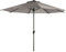 HESPERIDE Parasol 300 x 300 cm Loompa taupe gris décor jardin