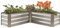 Eck-Beetumrandung Magnolia Pflanzbeet Hochbeet Garten Terrasse Beet Umrandung