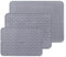 To encounter Set di 3 tappetini scolapiatti in silicone – 38,1 x 25,4 cm/43,2 x 33 cm/50,8 x 40,6 cm, tappetino scolapiatti in gomma flessibile, sottopentola in silicone resistente al calore,