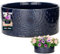 KOTARBAU® Pot de Fleur Ceramique émaillée 13 x 28 cm Bleu Cobalt|Cache Pot Ceramique Exterieur|Pot de Fleur Exterieur|Pot Plante Intérieur|Pot Fleurs Exterieur|Cache Pot Exterieur|Pot Fleur Extérieur