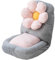 Pouf Chambre Structure en Métal Et Poupée en Coton Canapé Convertible 1 Place Fauteuil Charge 150 Kg Le Dossier Peut Être Réglé sur 5 Niveaux 58 * 53 * 60CM(Rose)