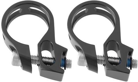 SG Store 2 Piezas Abrazadera de Gatillo Discreta para Cambio de Bicicleta 22,7 Mm Repuesto Compatible con SRAM Discrete X5 X7 X9 X0 XX XO1XX1 Color Negro