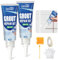 Tile Grout Repair Kit, Grout Pen White, Fast Drying and Waterproof,Grout Squeeze Tube for Bathroom and Kitchen Tile Joints Line (White, 200g)