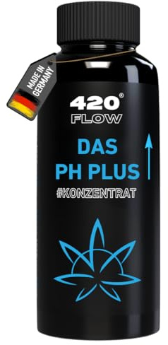 420Flow® pH Minus & pH Plus Set (pH Down & Up) | pH-Wert Regulierung Grow, Erde & Hydroponik | Flüssiges Konzentrat für dein Growbox Komplettset (Ph+ 1000ml)