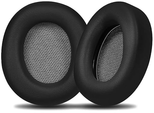 INF Ersatz-Ohrpolster kompatibel mit Beyerdynamic Lagoon ANC Kopfhörern - Schwarz (2 Stück mit Schnalle)