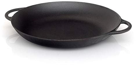 VICTOR CW805 Victor Cast Iron Paella Pan, Black, 42x34.5x5 cm