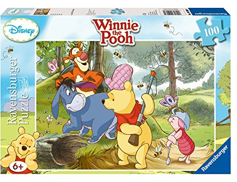 Ravensburger 10616 - Diseny Winnie Poohs spannende Abenteuer - 100 Teile XXL Puzzle