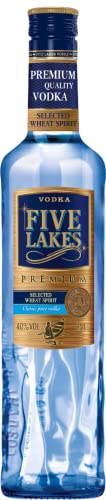 Five Lakes Premium Siberian Vodka 40% vol, 1 KATRON, 6 Flaschen je 0,5L