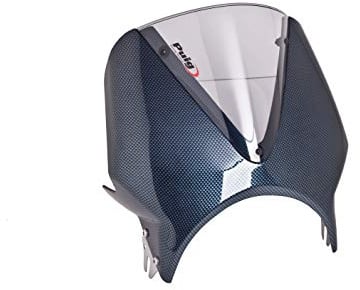 Puig 003CH Short Windscreens for Round Headlights specific design, Smoke