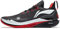 LI-NING Herren Basketballschuhe Outdoor Sportschuhe professionelle Stoßdämpfung Athletic Basketball Sneakers Jimmy Butler 2 Schwarz Weiß Rot EU 45