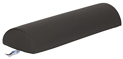 Sport-Tec Halbrolle Lagerungsrolle Lagerungskissen mit Kunstlederbezug 50x15x7,5 cm