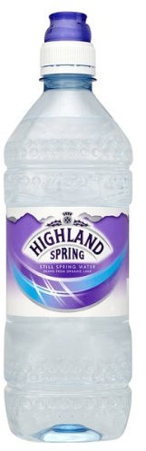 ( 15 Pack ) Highland Spring Still Spring Water Sports Cap 750ml