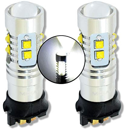 MCK Auto – PW24W LED Canbus glödlampor dagsljus vit mycket ljus och utan fel kompatibla med F30 F31 Passat CC Golf Q2 – EA2R2 – Förvandla din åktur