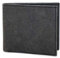 FRITZVOLD Classic Wallet, RFID-Schutz & erweitertes Münzfach, extrem flaches Portemonnaie für Herren, sehr dünner Geldbeutel, Slim Portmonee, Geldbörse aus waschbarem Papier-Kunstleder, schwarz