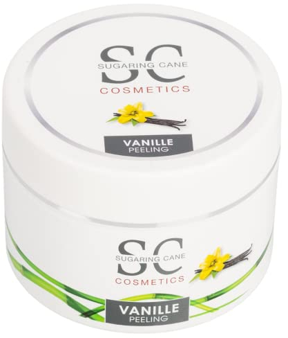 Sugaring Cane Zucker-Peeling | Sugar Body Scrub ohne Konservierungsmittel | Dusch- & Körperpeeling | Vanille, 200 ml