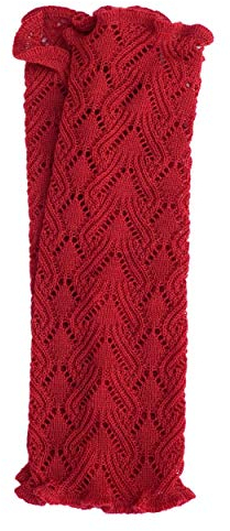 Invero, Merino Armstulpen Missy Uni, 100% Wolle (Granat)