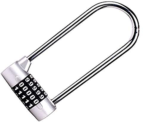 Candado de combinación para puerta de gabinete de almacenamiento de haz extendido, candado con candado de contraseña, bloqueo de gimnasio, candado de combinación de 5 dígitos, candado de seguridad,